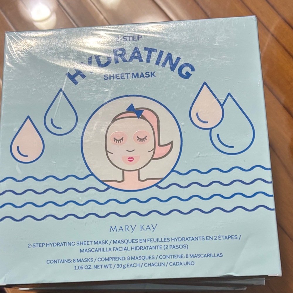 Mary Kay 2-Step Hydrating Sheet Mask - Light Blue